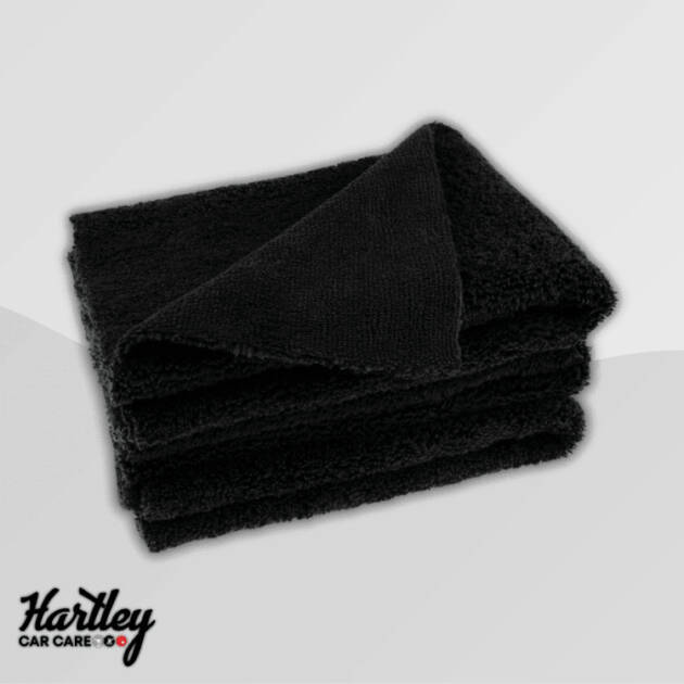 Microvezeldoek Hartley Black Soft 4Stuks ( 420gram/m² )