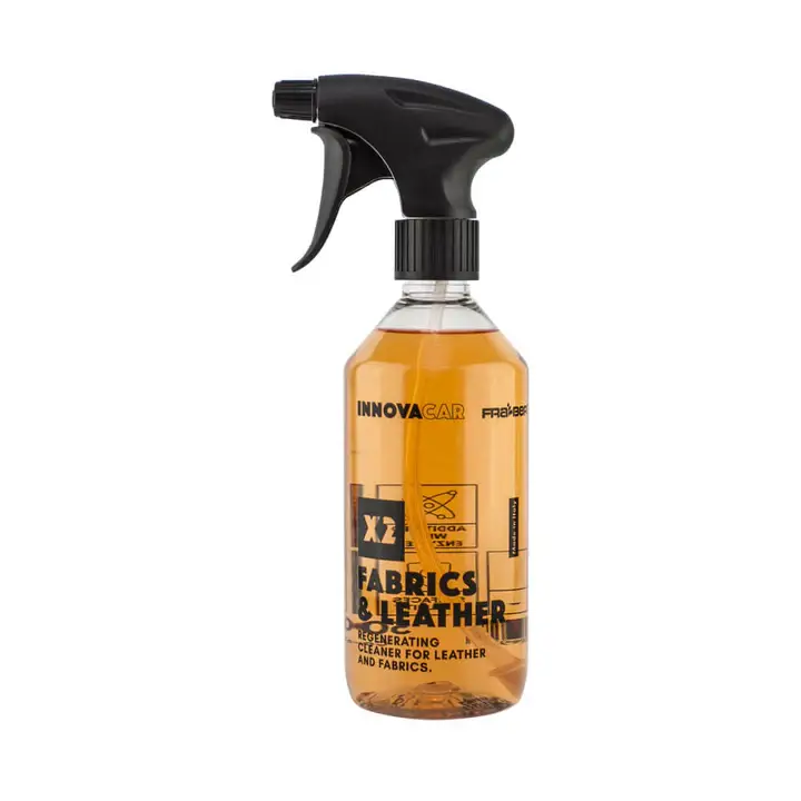 X2 FABRICS&LEATHER BY INNOVACAR LEATHER CAR SEAT CLEANER AND FABRIC RENEWER