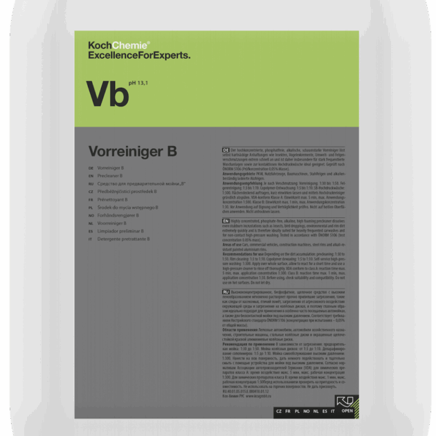Koch Chemie Vorreiniger B 5 liter