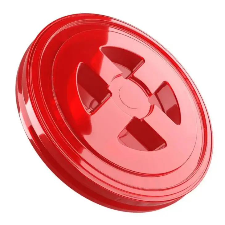 Chemicalworkz Detailing bucket deksel Clear Red