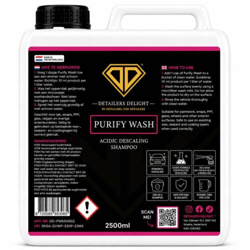 DETAILERS DELIGHT PURIFY WASH 2.5Liter
